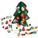 Beaded Toy Educational Balance for Children Tema de Natal