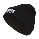 Beanie adidas Foundation para homens em preto/branco/cinza carbono