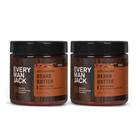Beard Butter Every Man Jack Aged Bourbon, fragrância de bourbon, 120 ml, pacote com 2 unidades