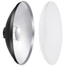 Beauty Dish Neewer, alumínio de 16 cm com difusor para montagem Bowens