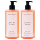 Beauty Space Jabón Líquido para Manos Jazmín y Rosa 350 ml Paquete de 2 Beauty Space Jabón Líquido para Manos Jazmín y Rosa 350 ml Paquete de 2