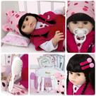 Bebe Boneca Reborn Menina Realista Girafa com Bolsa e Itens Bebe Boneca Reborn Menina Realista Girafa com Bolsa e Itens