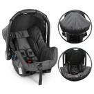 Bebê Conforto Cadeirinha Infantil Carro Grid Preto Galzerano