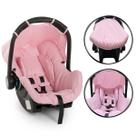 Bebê Conforto Cadeirinha Infantil Carro Grid Rosa Galzerano