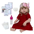 Bebe Reborn Abigail Loira Olhos Castanhos Envio Imediato