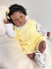 Bebê Reborn Atticus Negra Tecido Bebê Reborn Atticus Negra Tecido