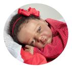 Bebê Reborn Atticus Negra Tecido Bebê Reborn Atticus Negra Tecido