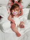 Bebê Reborn Barata 100 Silicone pode Dar Banho Igualzinha a foto