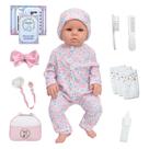 Bebe Reborn Boneca De Silicone Princesa Abigail Kit Itens
