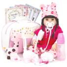 Bebê Reborn Boneca Girafinha Enxoval com Vários Itens Bolsa Bebê Reborn Boneca Girafinha Enxoval com Vários Itens Bolsa