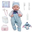 Bebê Reborn Boneca Larinha Enxoval Stitch Completo 43cm