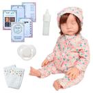 Bebê Reborn Boneca Lívia Corpo Silicone Com Acessórios