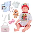 Bebe Reborn Boneca Menina Lívia Com Bolsa Maternidade Fofa