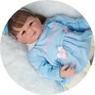 Bebê Reborn Boneca Menina Realista Corpo Siliconado