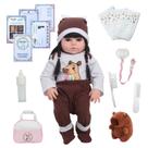 Bebê Reborn Boneca Princesa Capivara Com Bolsa Maternidade