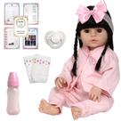 Bebe Reborn Boneca Princesa Menina Fofa Lindos Acessórios