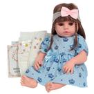 Bebê Reborn Boneca Realista 46cm Vestido + Acessórios Bebê Reborn Boneca Realista 46cm Vestido + Acessórios