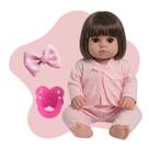 Bebê Reborn Boneca Vinil Siliconado Realista Fofa Linda