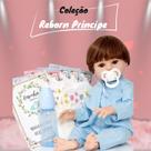 Bebe Reborn Boneco Menino Principe Pode Dar Banho Acessórios