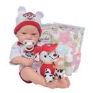 Bebê Reborn Boneco Realista Carequinha Pode Molhar + Itens Bebê Reborn Boneco Realista Carequinha Pode Molhar + Itens