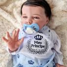 Bebe Reborn Boneco Realista Com Enxoval Príncipe