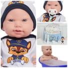 Bebe Reborn Boneco Recém Nascido Enxoval Completo + Pelúcia Bebe Reborn Boneco Recém Nascido Enxoval Completo + Pelúcia
