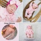 Bebê Reborn Dormindo Em Silicone Pode Dar Banho