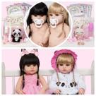 Bebe Reborn Gemeas Princesa Pandinha Coelhinha Kit 43 Itens Bebe Reborn Gemeas Princesa Pandinha Coelhinha Kit 43 Itens