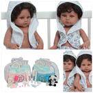 Bebê Reborn Gêmeos Príncipe Princesa Roupão + Kit Acessórios Bebê Reborn Gêmeos Príncipe Princesa Roupão + Kit Acessórios