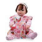 Bebê Reborn Haven Corpo de Vinil Siliconado Cabelo Fio A Fio