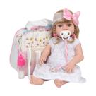 Bebê Reborn Loira Menina Princesa 46cm Com Kit Acessórios Bebê Reborn Loira Menina Princesa 46cm Com Kit Acessórios