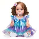 Bebe Reborn Menina 100 Silicone 57 Cm Beatriz