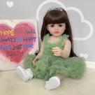 Bebe Reborn Menina 100% Silicone 57 Cm - Isah