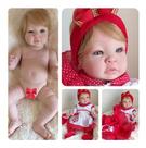 Bebe Reborn Menina Banho, Enxoval , Loira,