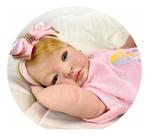 Bebe Reborn Menina Boneca Silicone Realista, Loirinha . Sh02