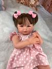 Bebe reborn menina cabelo fio a fio corpinho tecido