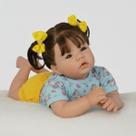 Bebe Reborn Menina Corpo de Pano Realista