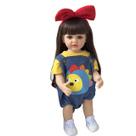 Bebe Reborn Menina Corpo de Silicone 57 Cm Liz