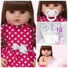 Bebe Reborn Menina Linda Corpo 100% Silicone Pode Dar Banho