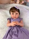 Bebê Reborn Menina Princesa Corpo de Pano Macio Com Enxoval