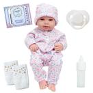 Bebe Reborn Menina Princesa Macacão Flamingo Acessórios Bebe Reborn Menina Princesa Macacão Flamingo Acessórios