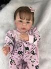 Bebê Reborn Menina Real Silicone, Banho Fio A Fio Baby