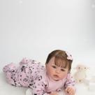 Bebê Reborn Menina Real Silicone, Toma Banho