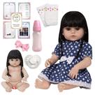 Bebê Reborn Menina Realista Baby Alive Completa Vários Itens