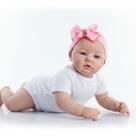 Bebê Reborn Menina Realista Inteira Vinil Silicone Banho