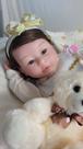 Bebê Reborn Menina Realista Toma Banho Cabelo Fio a Fio