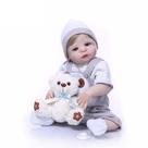 Bebe Reborn Menino 100 Silicone 57 Cm Gael