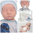 Bebê Reborn Menino 100% Vinil Realista com Pelúcia Stitch