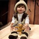 Bebê Reborn Menino 55cm Urso Edu