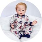Bebe Reborn Menino Banho Loiro Muito Lindo e Realista